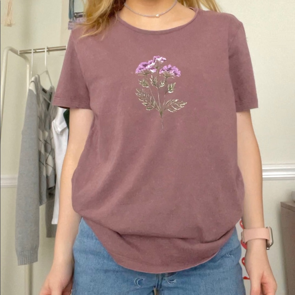 80’s vintage flower top